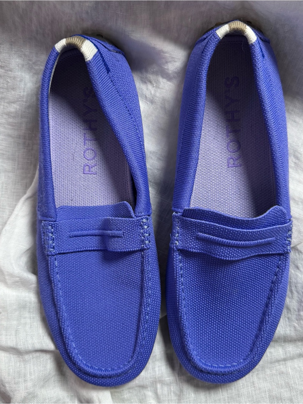 Rothy’s Women’s Periwinkle Drivers - Picture 2 of 8